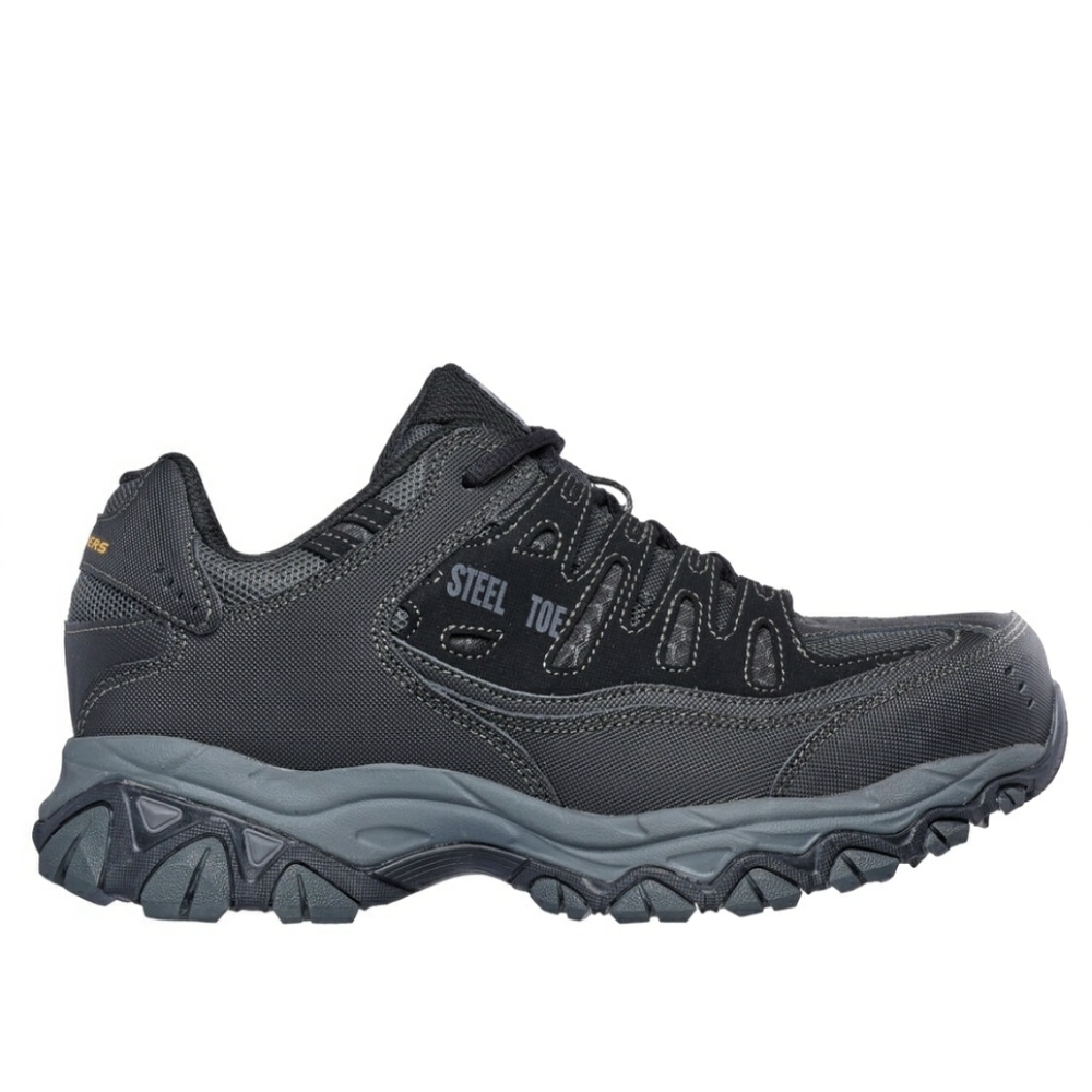 Skechers| WORK Men's Relaxed Fit Cankton Style Steel Toe Work Shoes